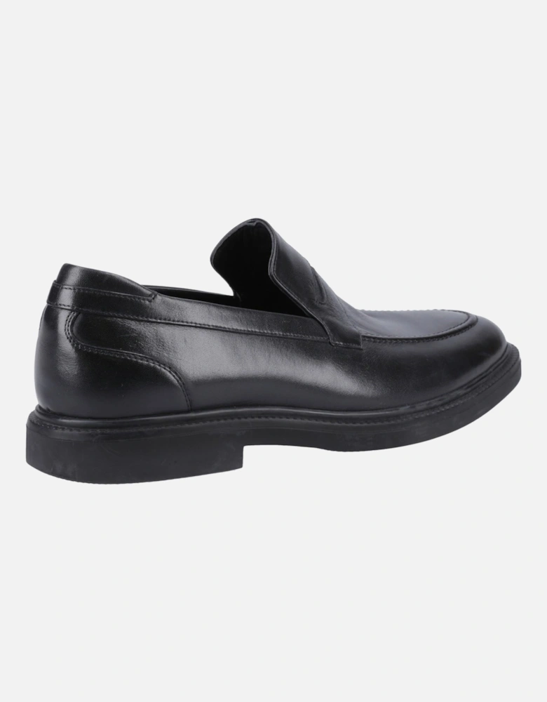 Knox Leather Men's Black Loafers