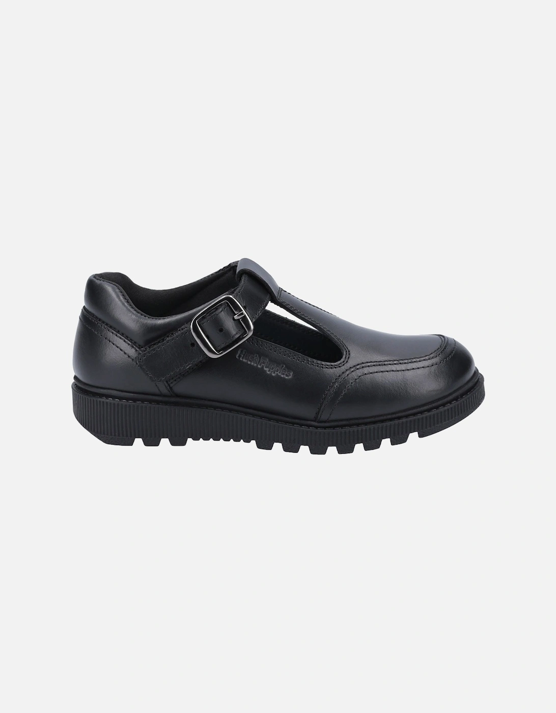 Kerry Senior Leather Girls's Black Shoes