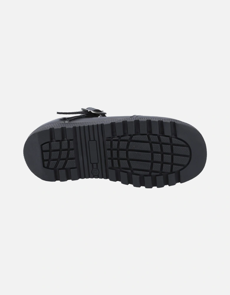 Kerry Senior Leather Girls's Black Shoes