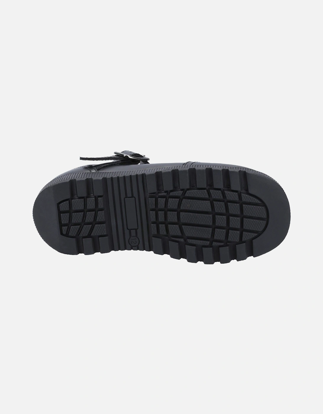 Kerry Senior Leather Girls's Black Shoes