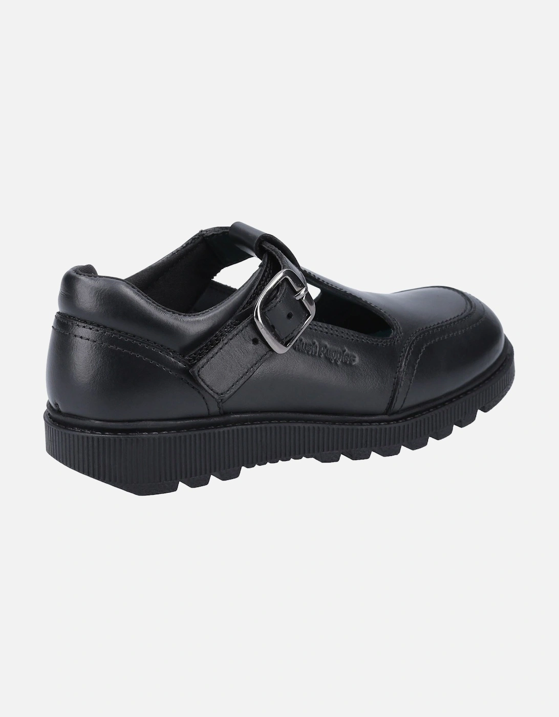 Kerry Senior Leather Girls's Black Shoes