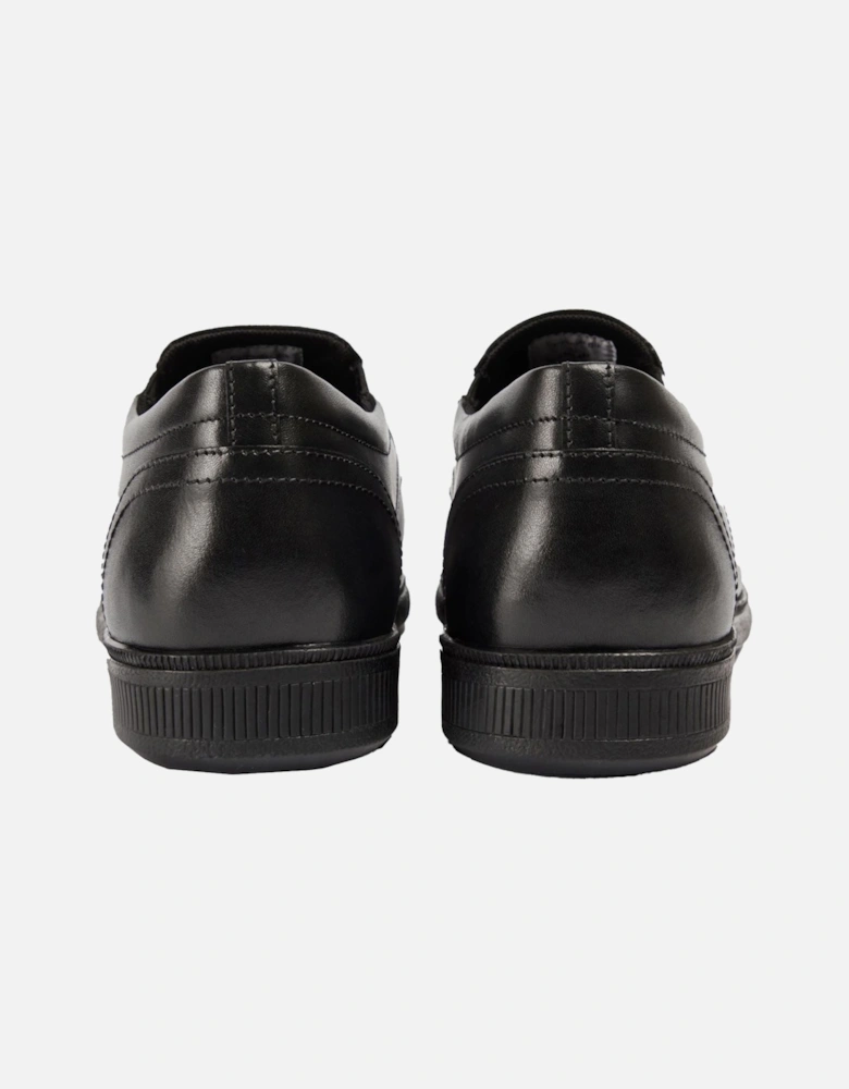 Carpenter Leather Boys's Black Loafers