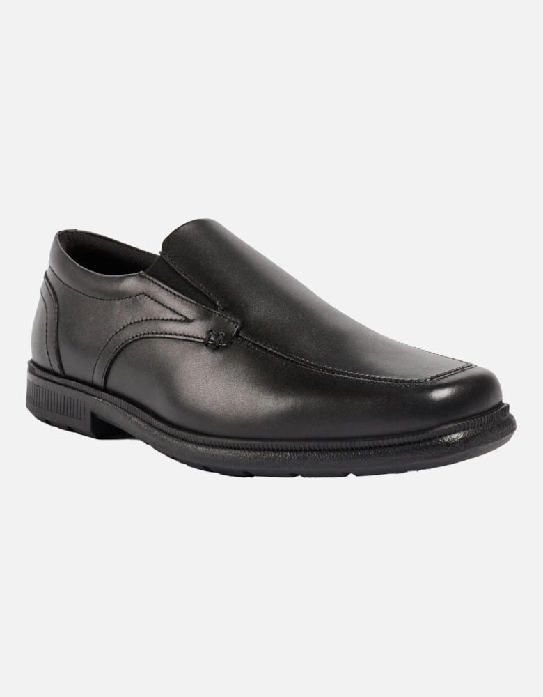 Carpenter Leather Boys's Black Loafers
