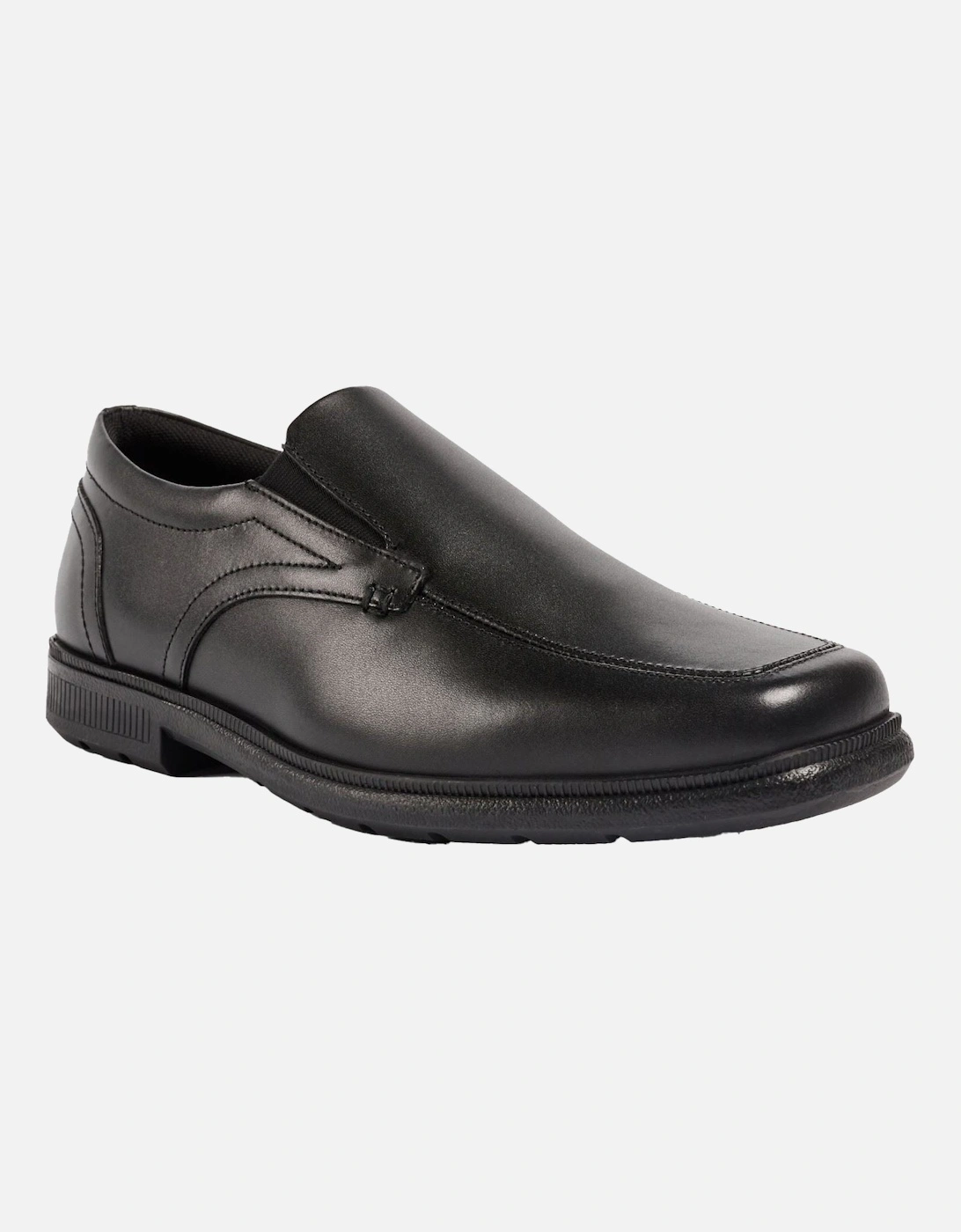 Carpenter Leather Boys's Black Loafers, 8 of 7