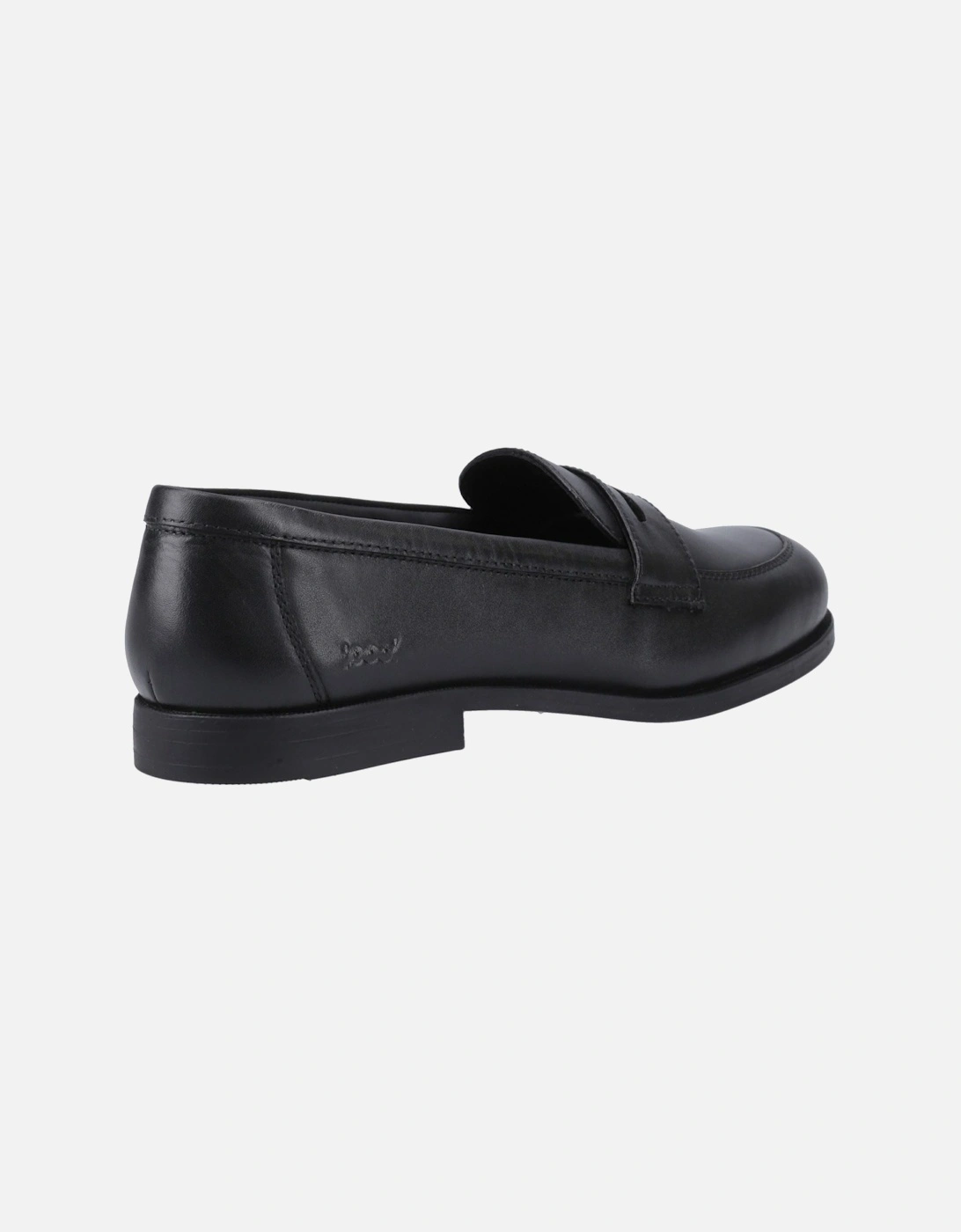Islay Leather Girls's Black Loafers