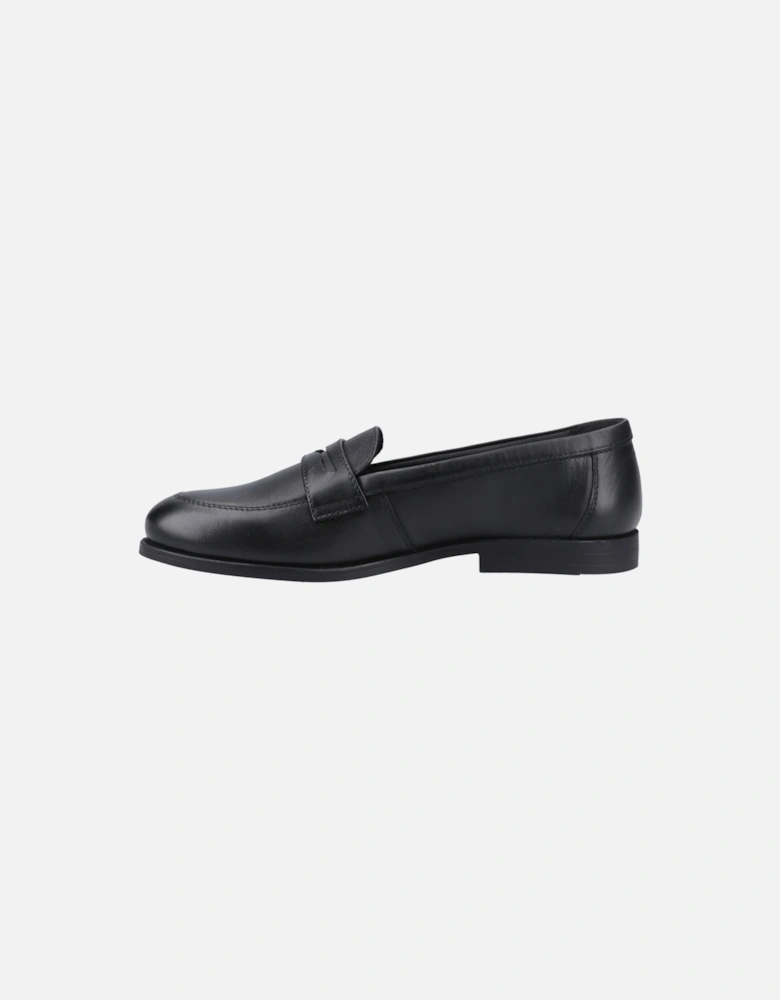 Islay Leather Girls's Black Loafers