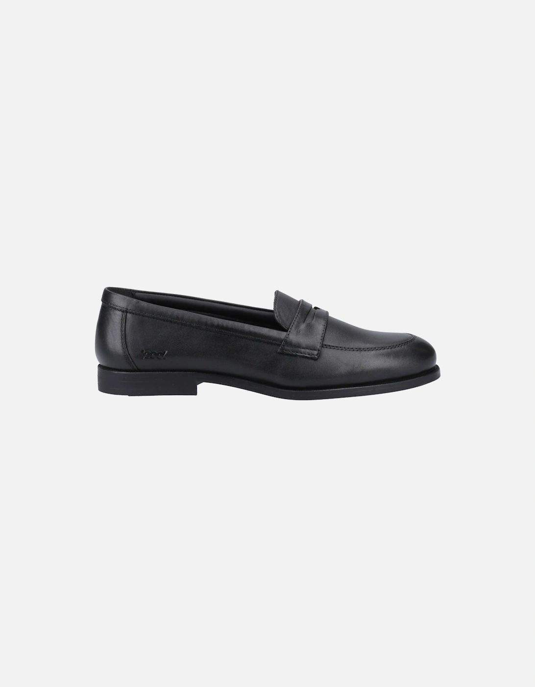 Islay Leather Girls's Black Loafers