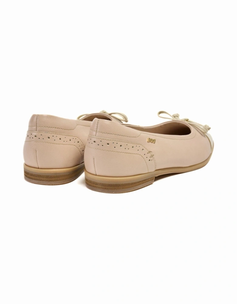 Priya Leather Women's Pink Flats