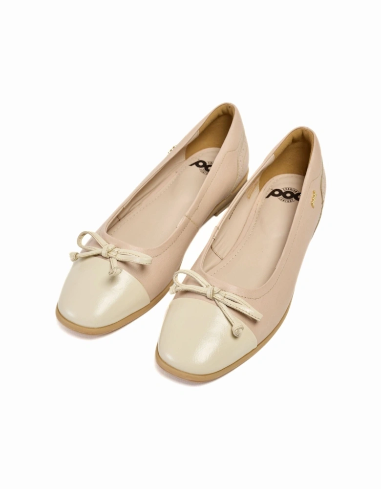 Priya Leather Women's Pink Flats