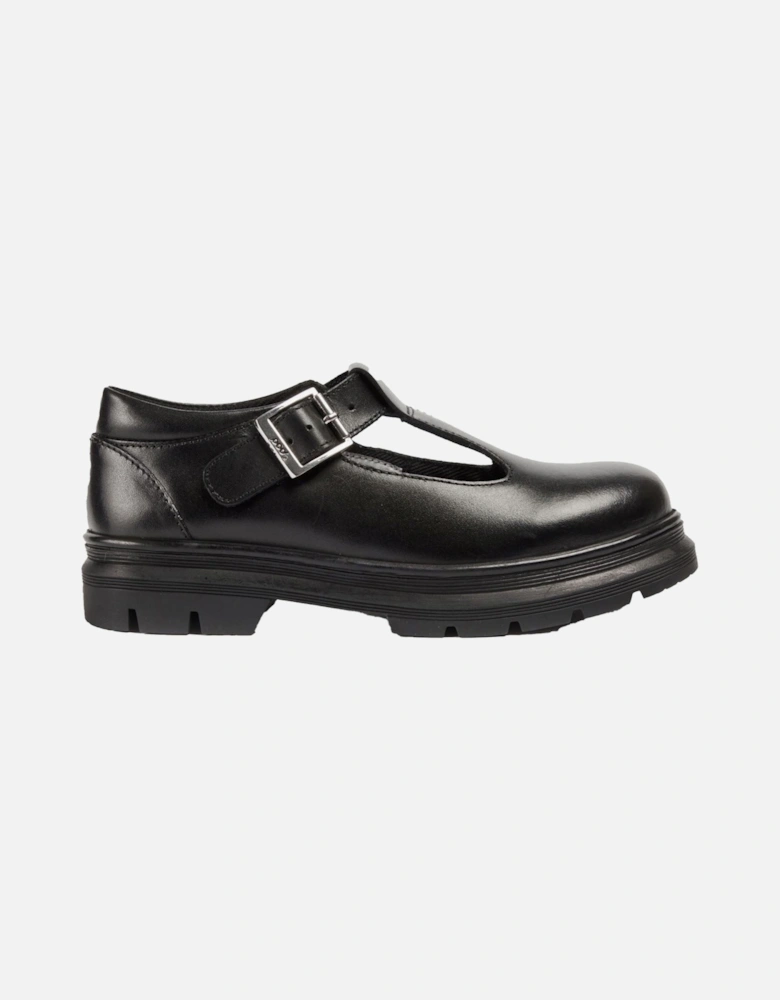 Emilie Faux Leather Girls's Black Loafers