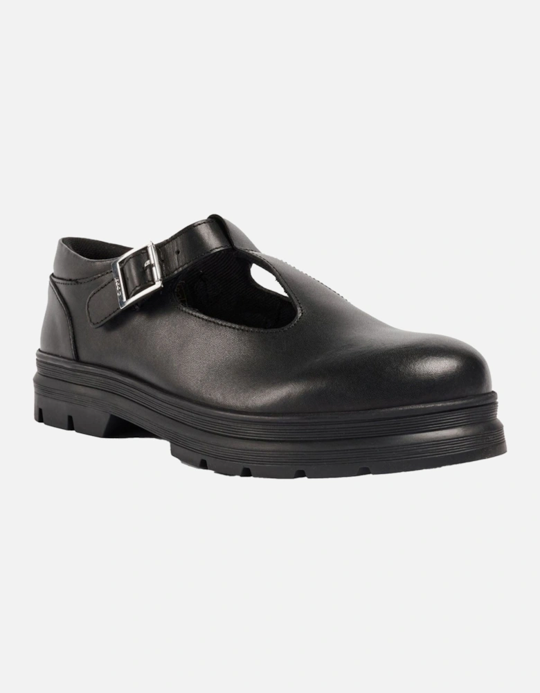 Emilie Faux Leather Girls's Black Loafers