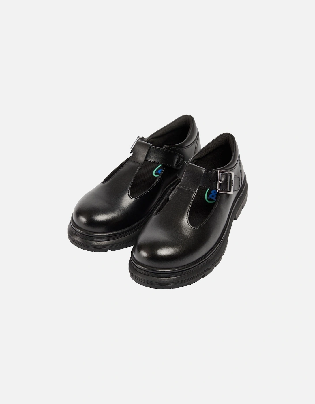 Emilie Faux Leather Girls's Black Loafers