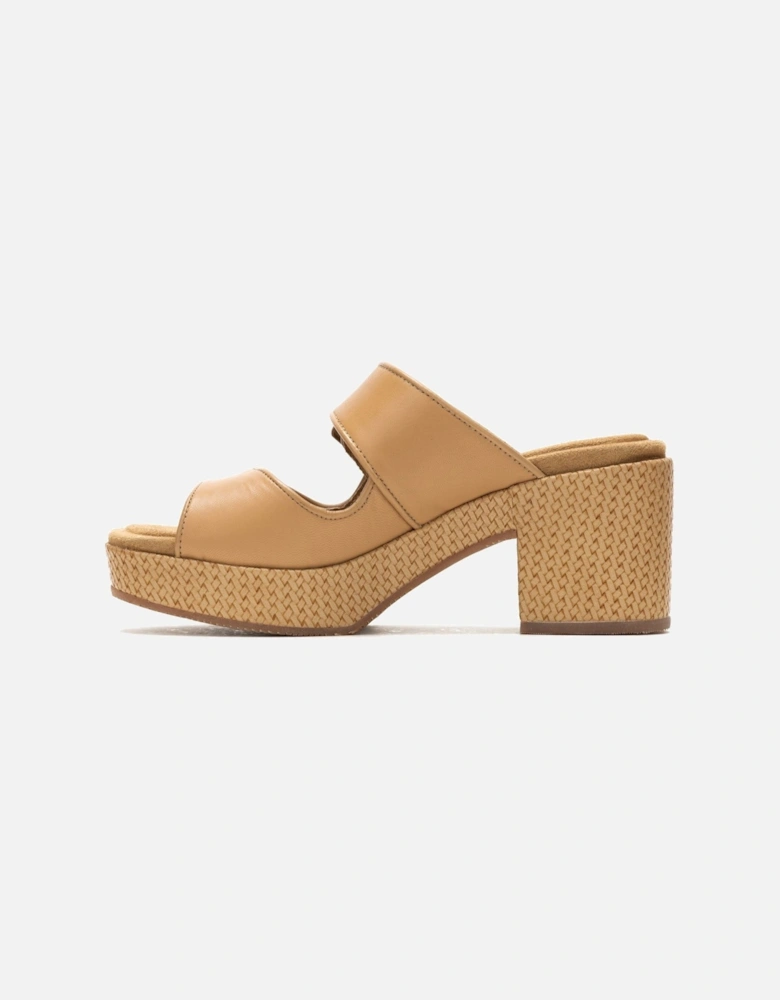Poppy Leather Women's Tan Sandals