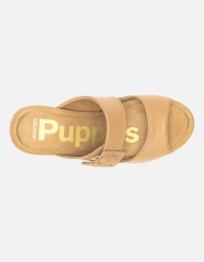 Poppy Leather Women's Tan Sandals
