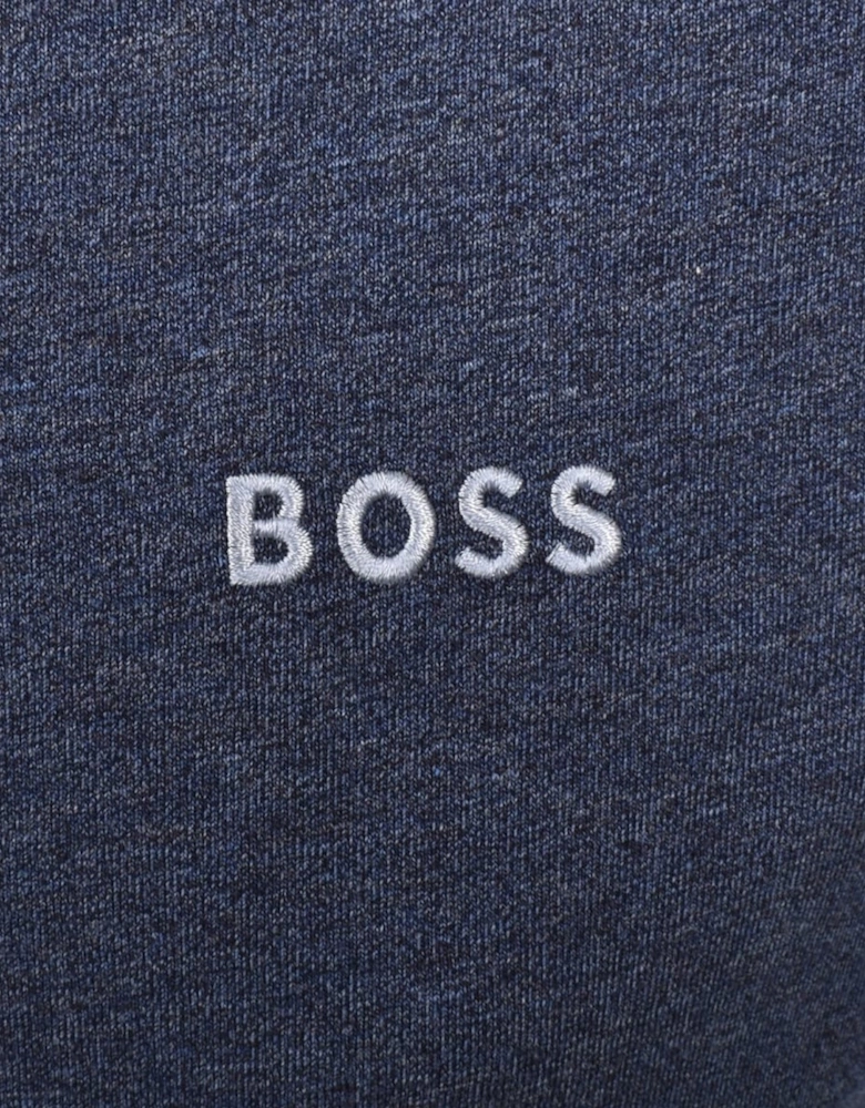 BOSS Mix & Match Hooded Track Top Jacket Open Blue