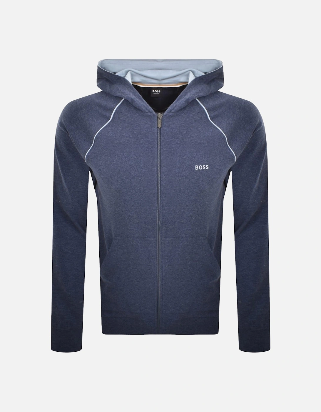 BOSS Mix & Match Hooded Track Top Jacket Open Blue, 4 of 3
