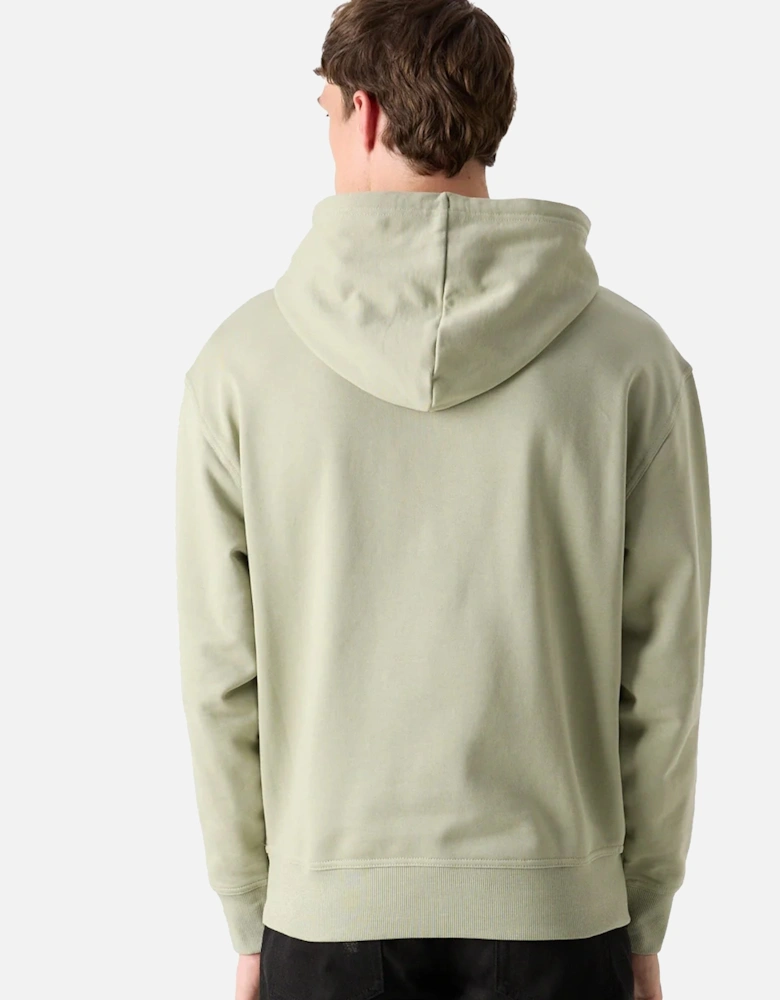 BOSS WeSmall Logo Hoodie Open Green