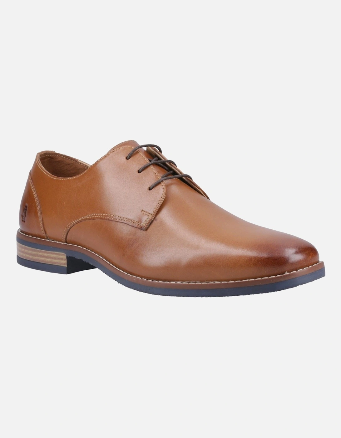 Mike Leather Men's Tan Lace-Up Shoes, 6 of 5