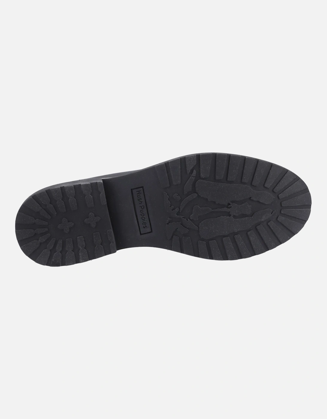 Verity Kiltie Leather Women's Black Loafers