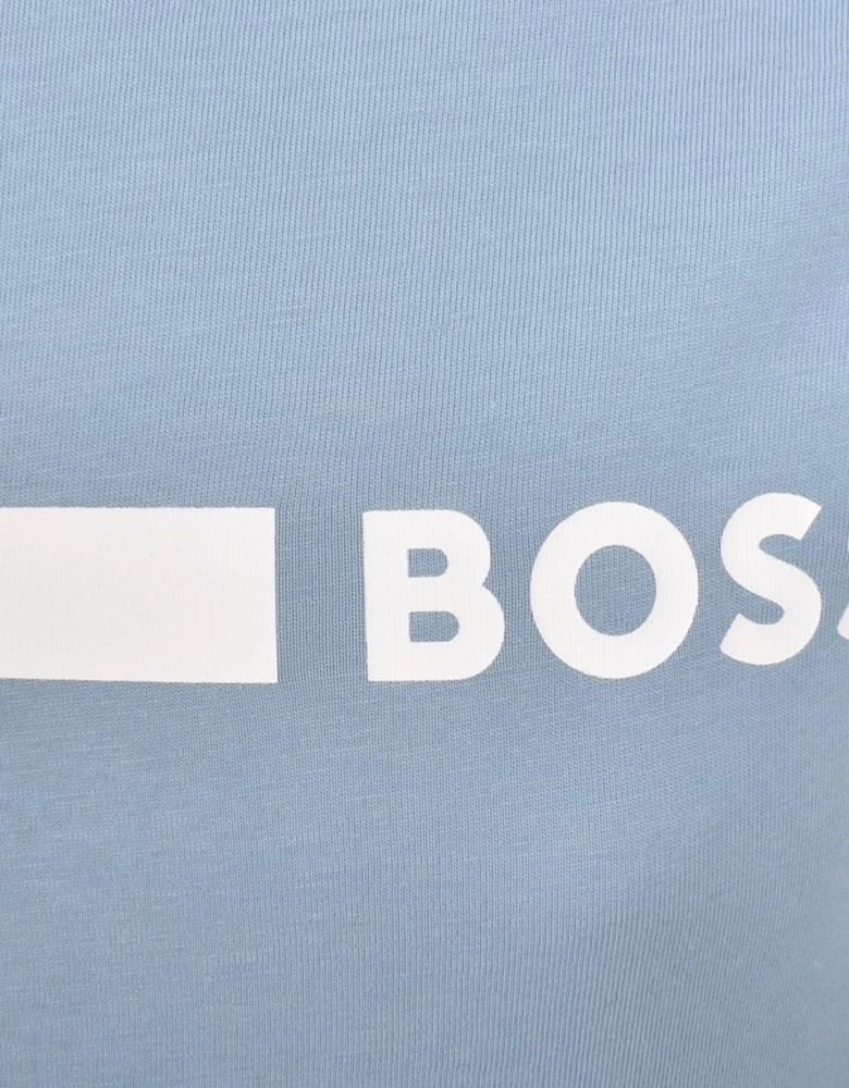 BOSS Slim Fit RN T-Shirt Open Blue