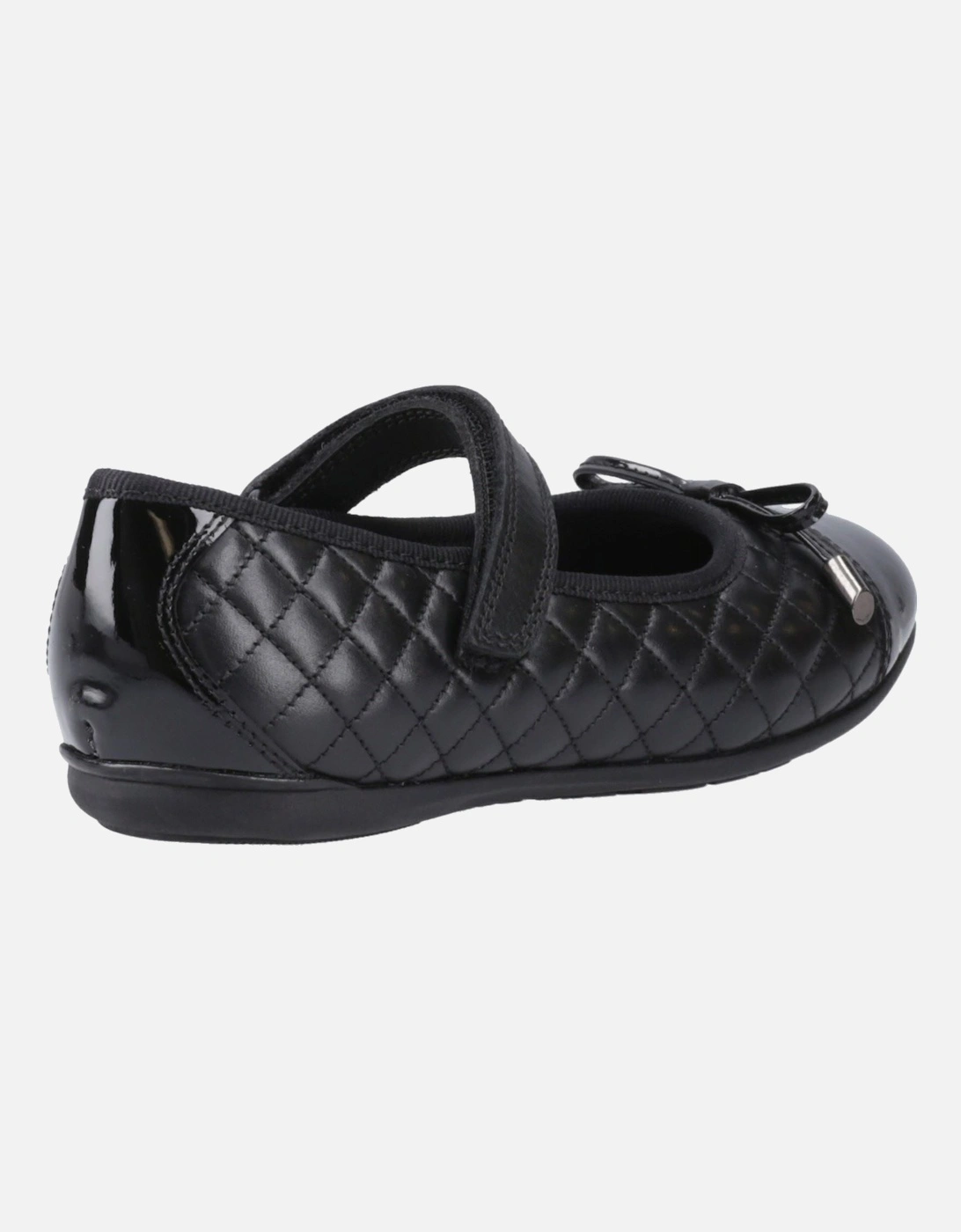 Lottie Leather Girls's Black Ballet Flats