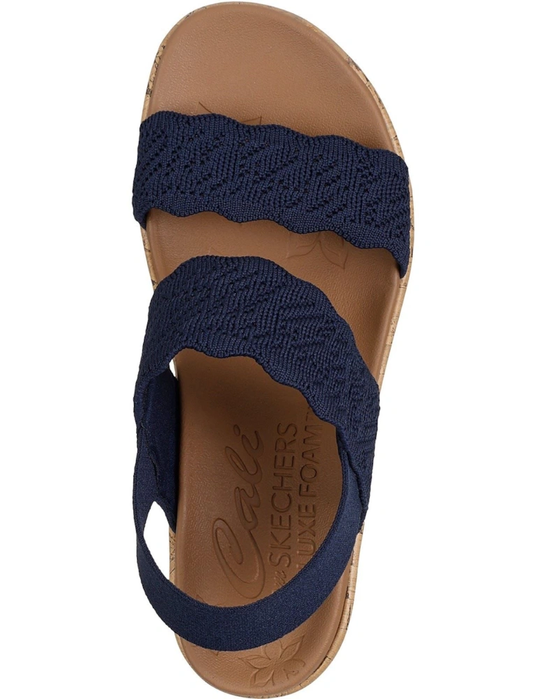 Beverlee Timeless Touch Textile Women's Navy Sandals