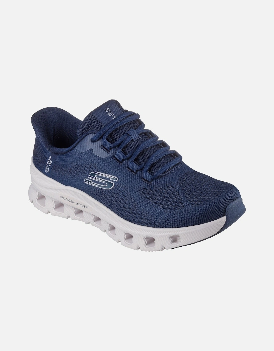 Glide-Step Pro Elron Textile Men's Navy Trainers, 6 of 5