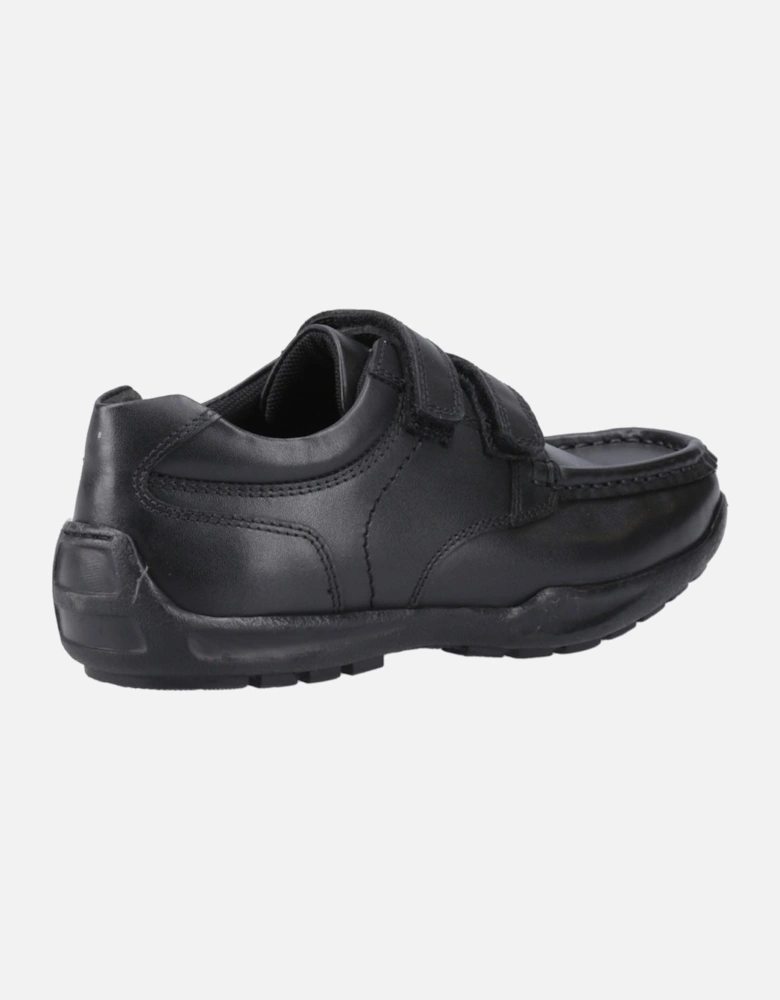 Maddox Leather Boys's Black Shoes