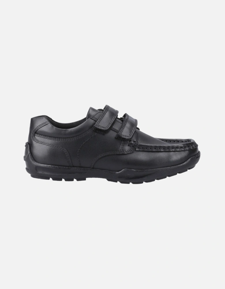 Maddox Leather Boys's Black Shoes