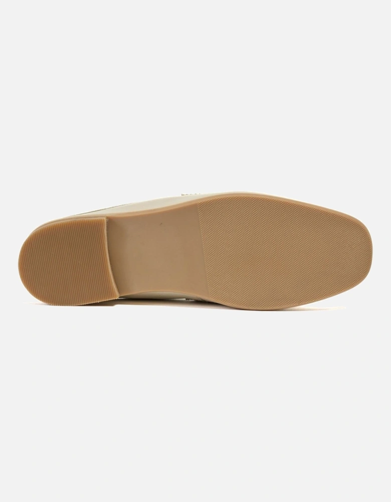 Mila Leather Women's Taupe Mules