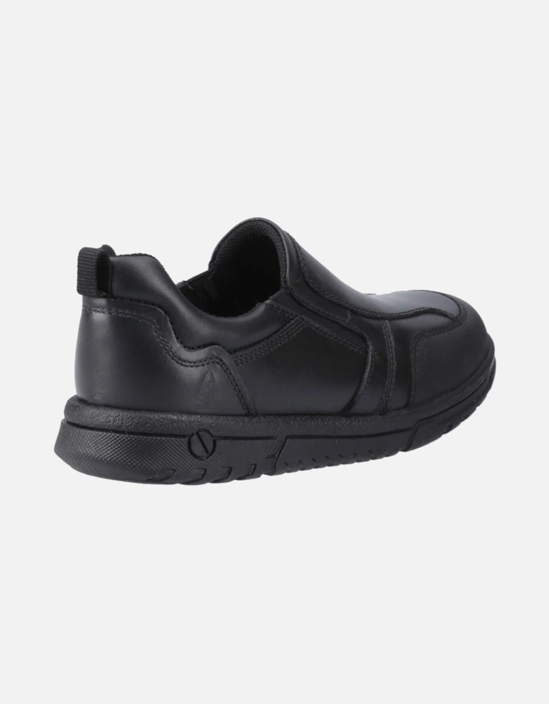 Sergio Leather Boys's Black Loafers
