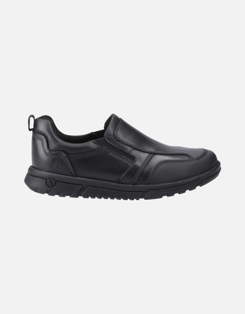 Sergio Leather Boys's Black Loafers