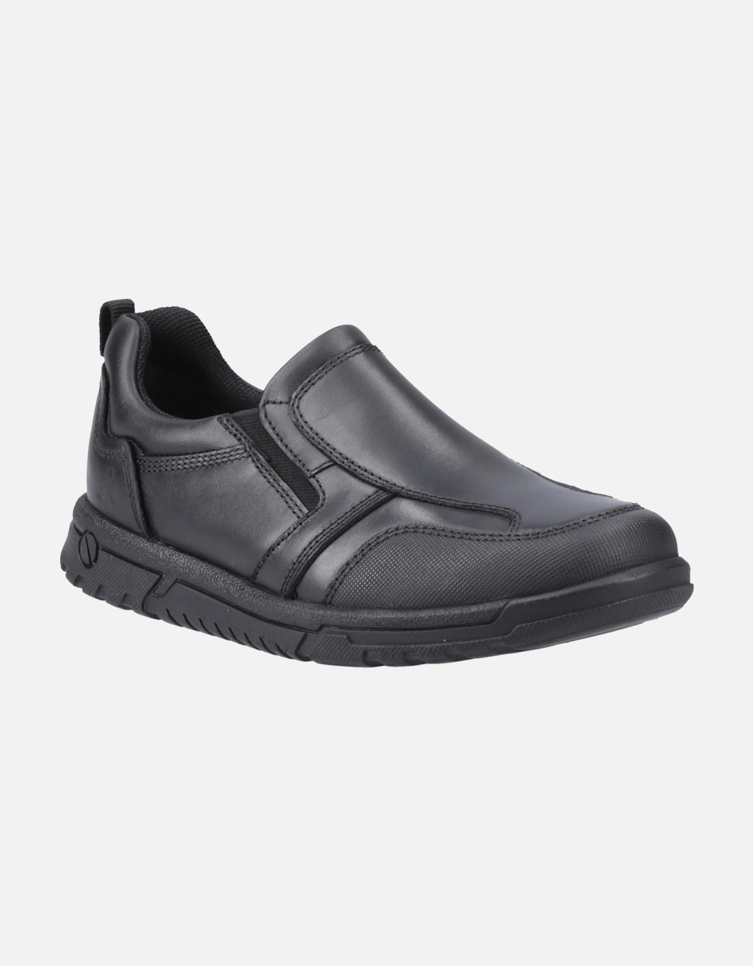 Hush Puppies Boys Black  Sergio Leather Junior Loafers - Size UK 10 / Eu 28 / Us 10.5 Kids