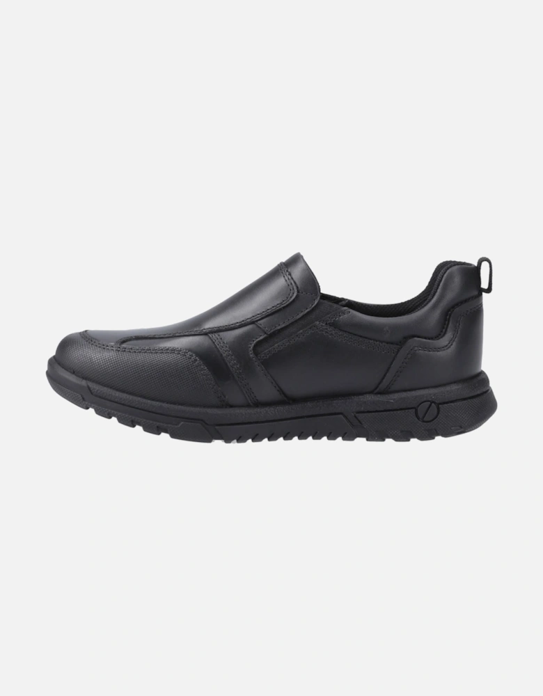 Sergio Leather Boys's Black Loafers