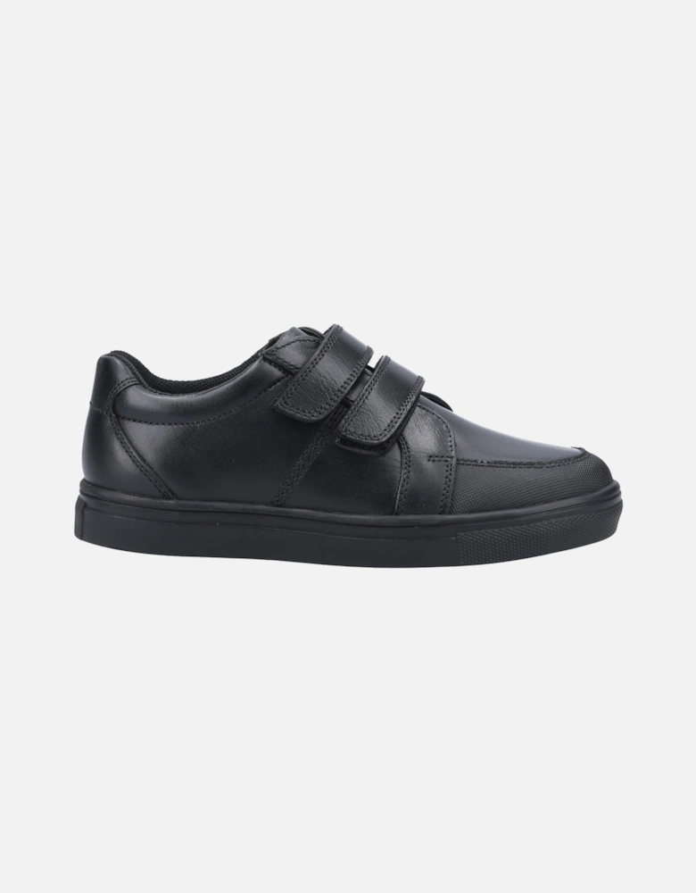 Santos Senior Leather Boys's Black Shoes