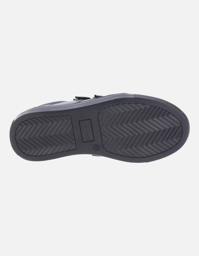 Santos Senior Leather Boys's Black Shoes