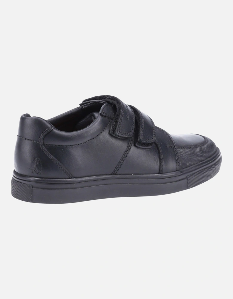 Santos Senior Leather Boys's Black Shoes