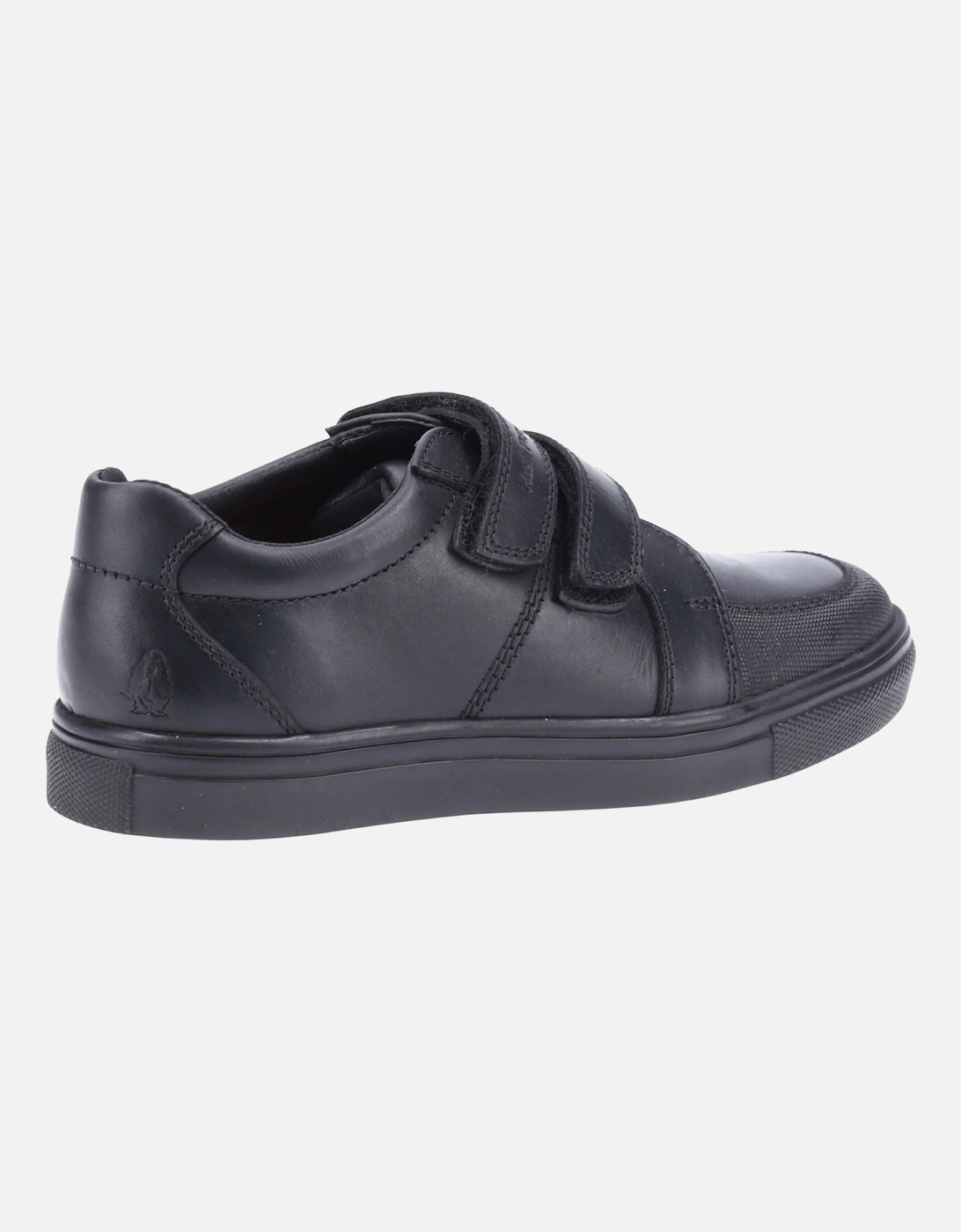Santos Senior Leather Boys's Black Shoes