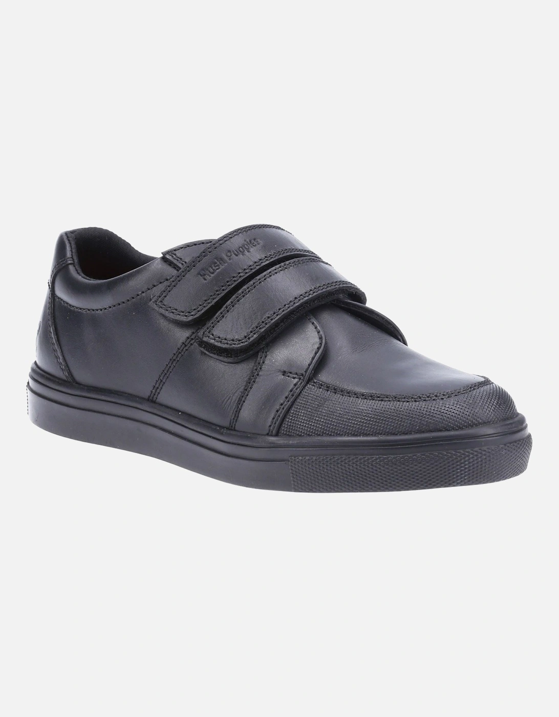 Santos Senior Leather Boys's Black Shoes, 5 of 4