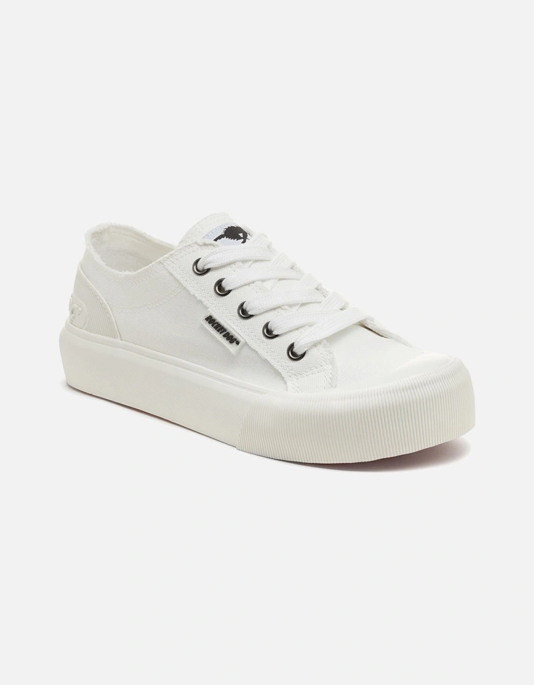 Jazzin Plus 12A Cotton Women's White Trainers