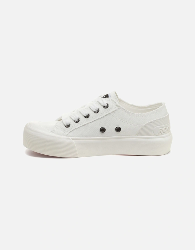 Jazzin Plus 12A Cotton Women's White Trainers