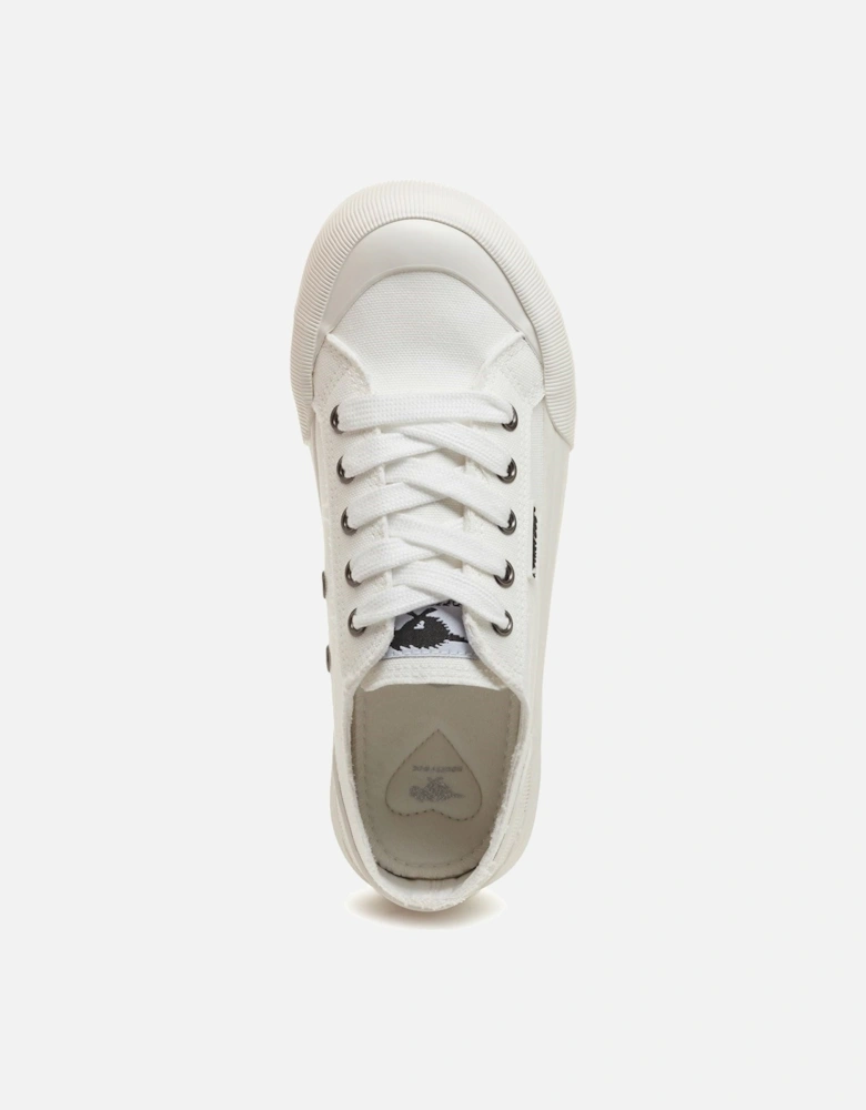 Jazzin Plus 12A Cotton Women's White Trainers