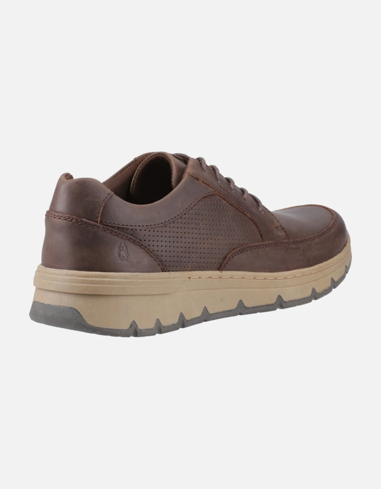 Nelson Leather Men's Brown Lace-Up Shoes