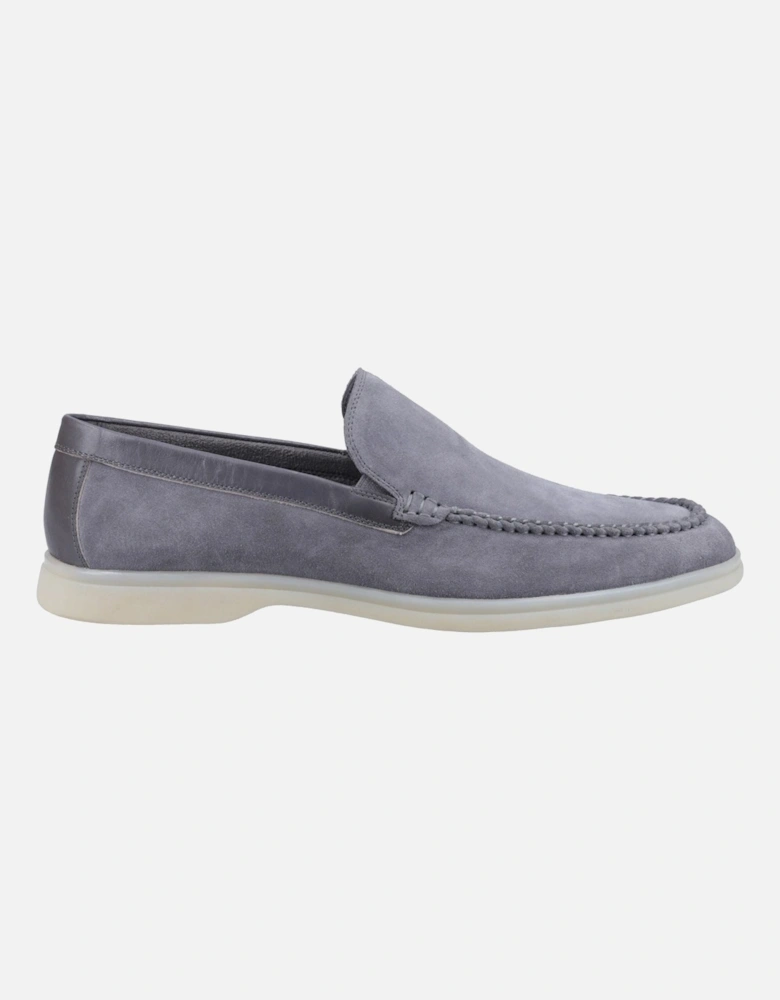 Leon Suede Men's Grey Loafers