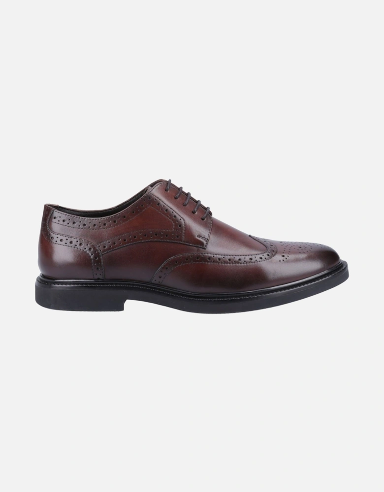 Kingston Leather Men's Chocolate Brogues Shoes