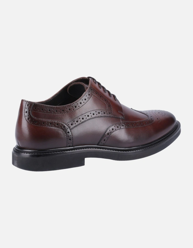 Kingston Leather Men's Chocolate Brogues Shoes
