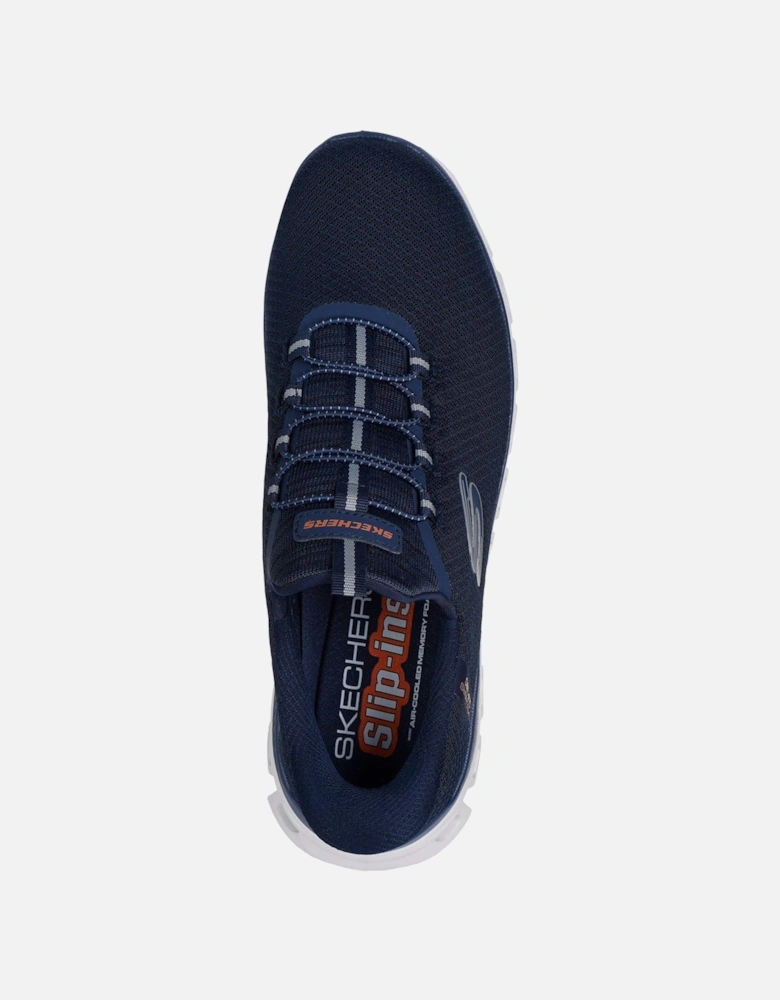 Glide-Step Noxus Textile Men's Navy Trainers