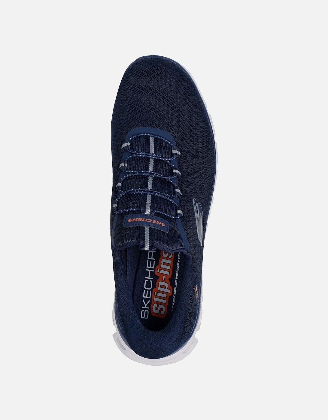 Glide-Step Noxus Textile Men's Navy Trainers