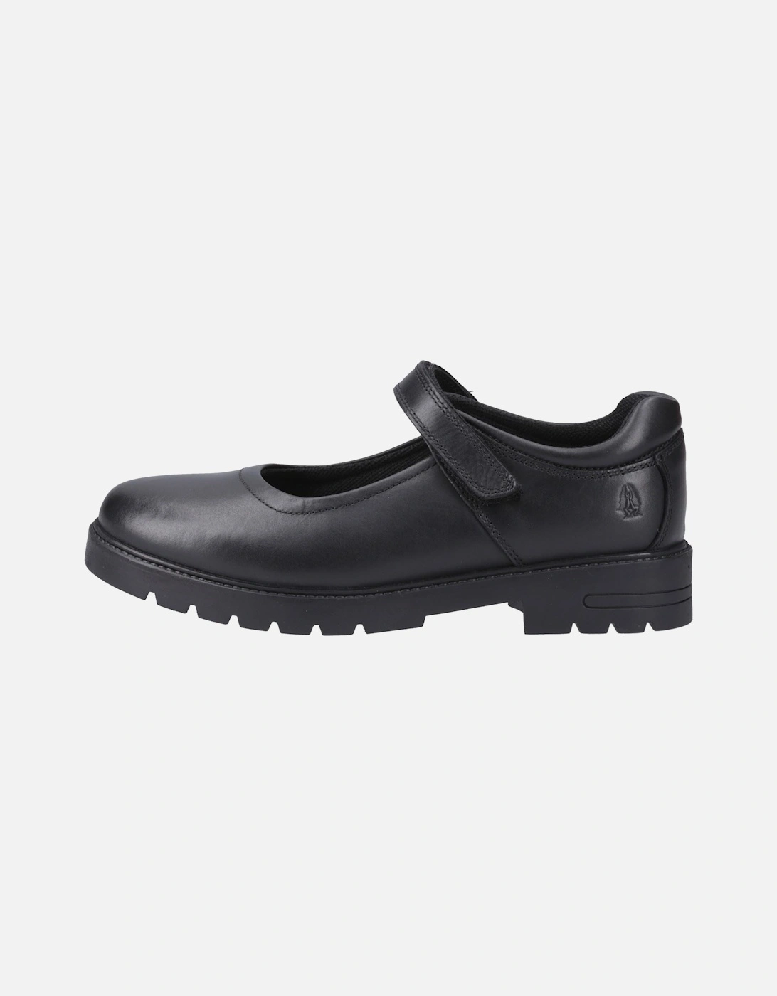 Tanya Senior Leather Girls's Black Shoes