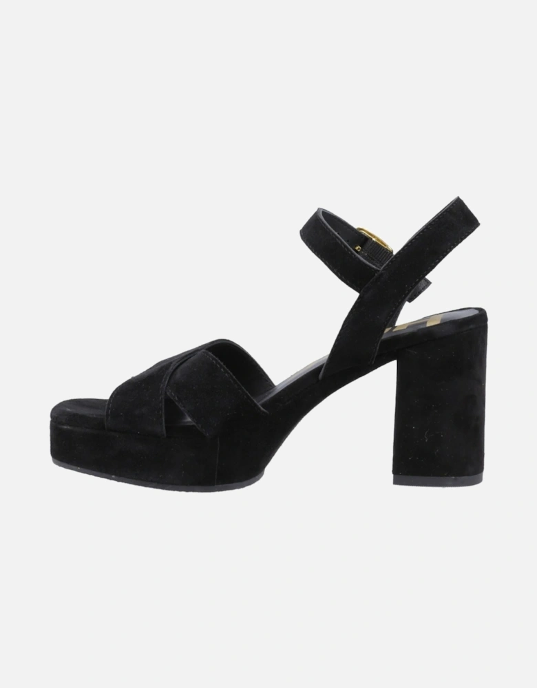 Ophelia Suede Women's Black Sandals